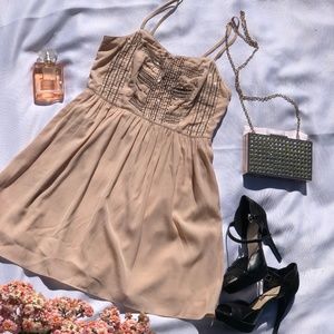 Peachy pink dress